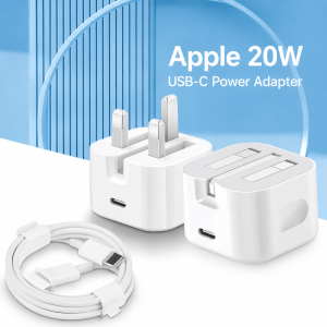 Apple 20W USB-C Power Adapter with USB-C to Lightning Cable - 1m (3 Pin)