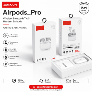 Jooyroom Airpods_Pro Wireless Bluetooth TWS Headset Earbuds - Bluetooth Headphone