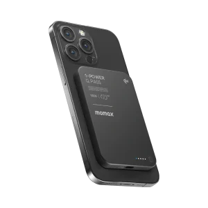 Momax Q.MAG X 5000mAh Magnetic Wireless Power Bank – MagSafe Compatible Fast Charging Battery Pack
